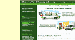 Desktop Screenshot of greenworldtaxi.com