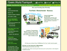 Tablet Screenshot of greenworldtaxi.com